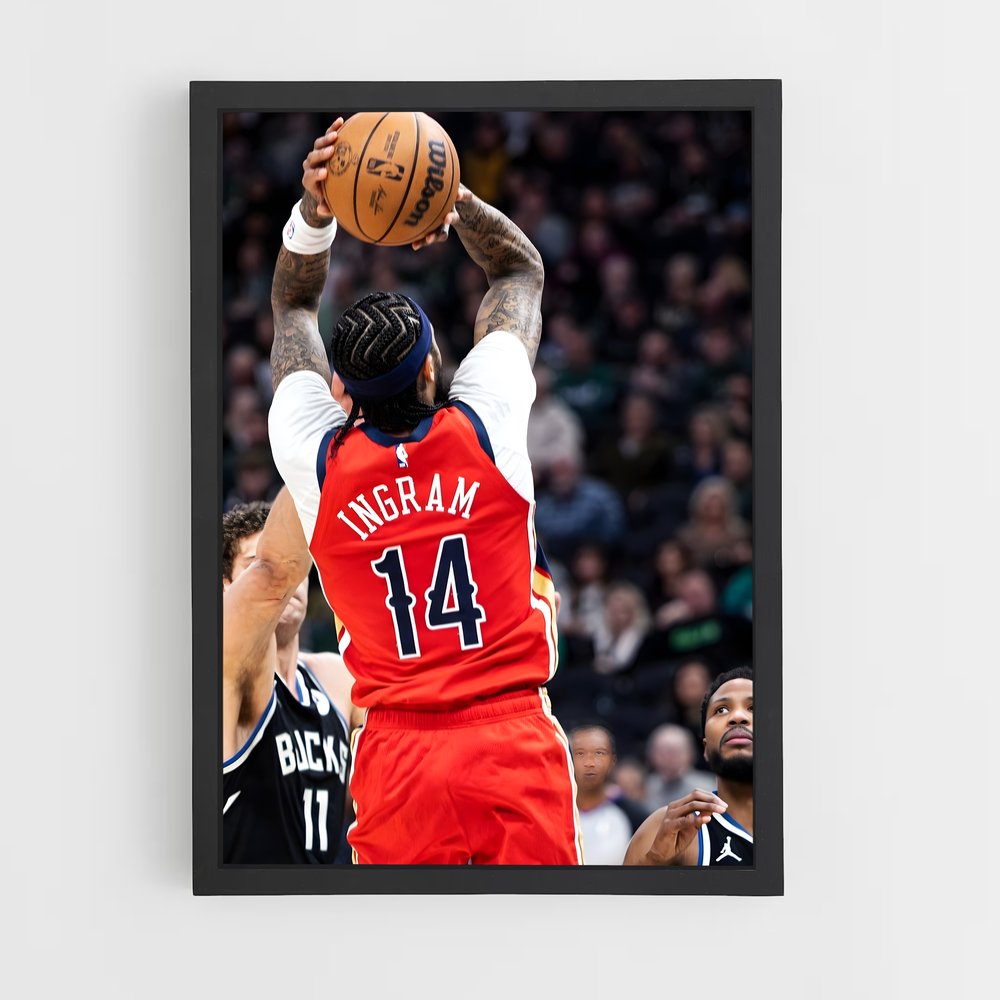 Poster Brandon de ingram – affiche Basketball (vue 2)